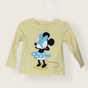 Yellow Disney Minnie Mouse long sleeve